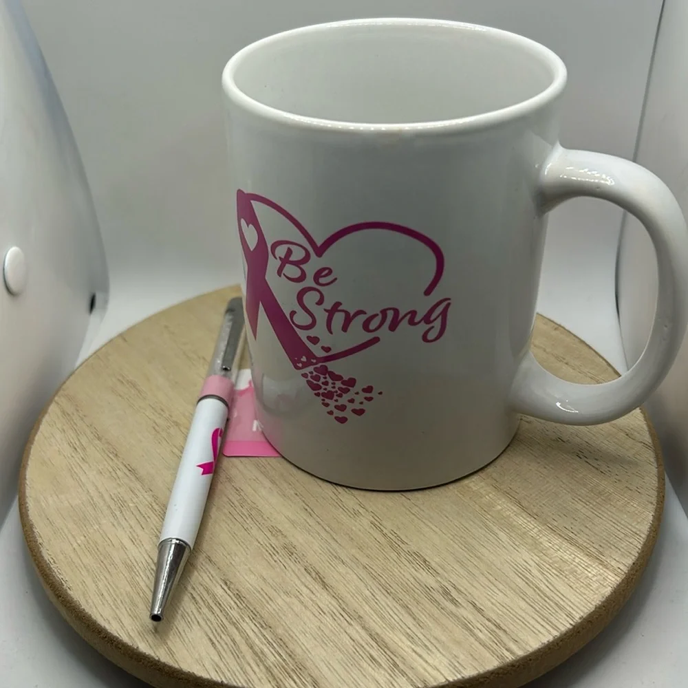 Breast Cancer Bundle : 1 Mug & 1 Pen